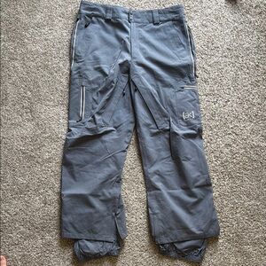 Men's Burton AK Gore-Tex Gray Cargo Pants - XL